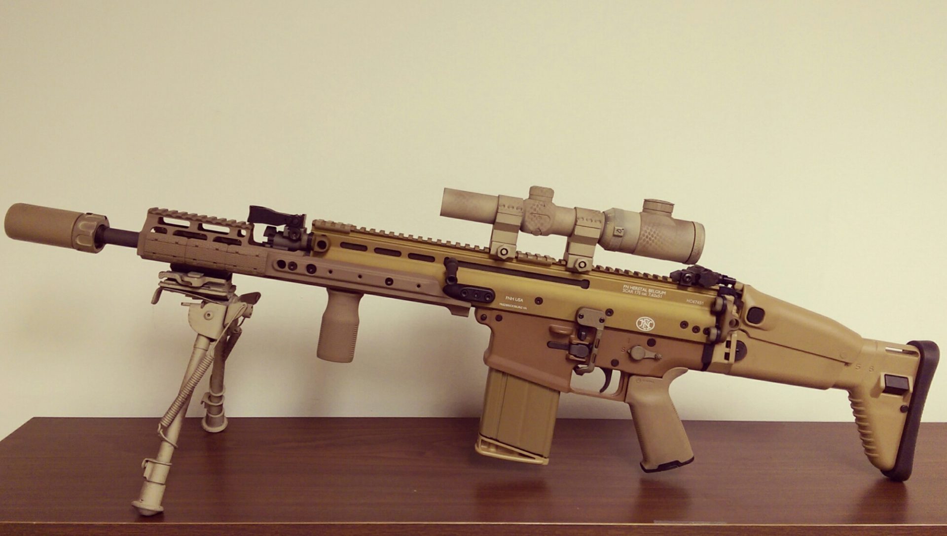 Kinetic DG SCAR MLOK MREX Rail Extension Review - Fifty Shades of FDE